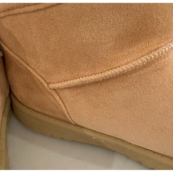 NEW SO Pink Lupita Short Boots Sz 9 Women Cozy Comfy Warm Outside - Picture 11 of 14